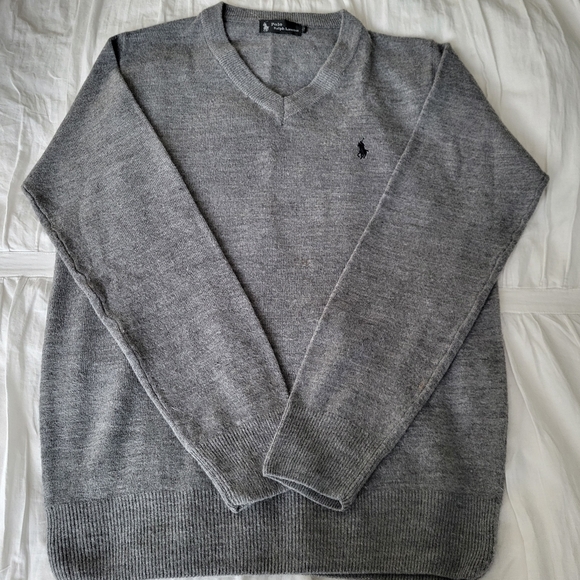 Polo Ralph Lauren Black Label 100% Cashmere V-Neck Sweater